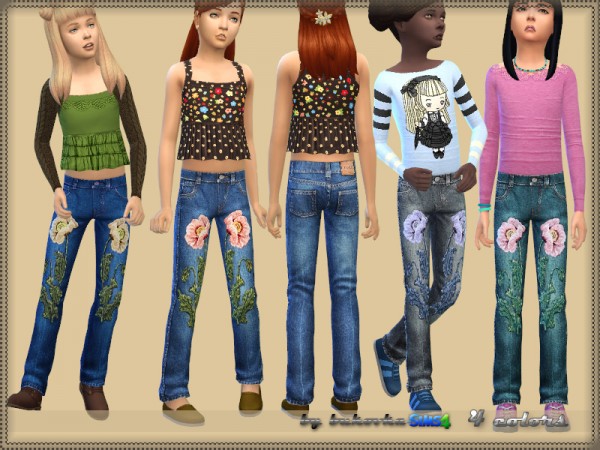  The Sims Resource: Denim for Girls by bukovka