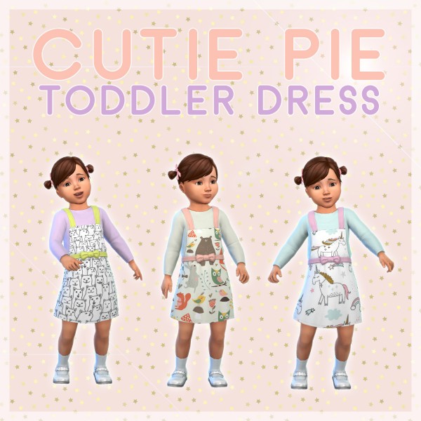  Simplistic: Cutie Pie Toddler Dress