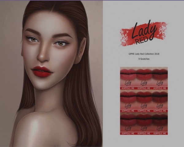  GOPPOLS Me: Lady Red Lips Collection 2018