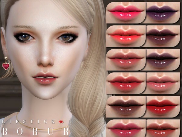 The Sims Resource: Bobur Lipstick 46