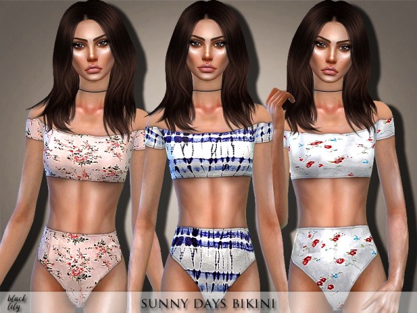  The Sims Resource: Sunny Days Bikini by Black Lily
