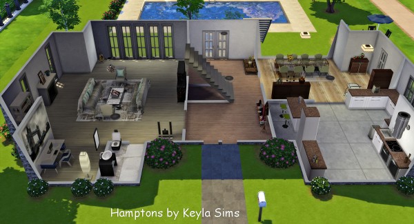  Keyla Sims: Hamptons with a pool house