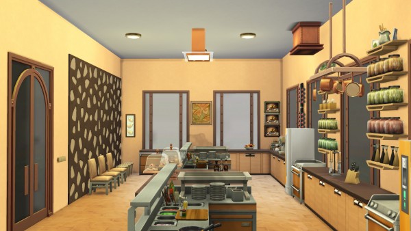  Mod The Sims: Restaurant Delissimo (No CC) by Brinessa