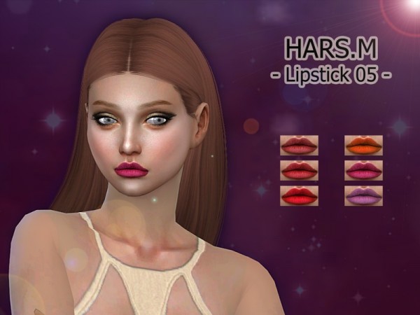  The Sims Resource: Lipstick 05 by Mew Crocus