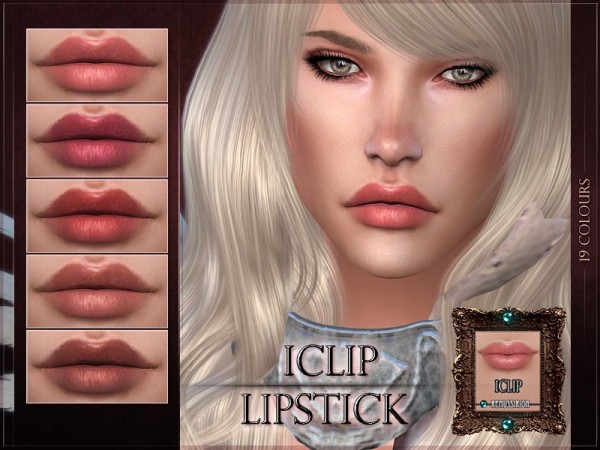  The Sims Resource: iCLIP Lipstick by RemusSirion