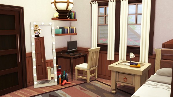  Aveline Sims: Warm Rustic Family Home