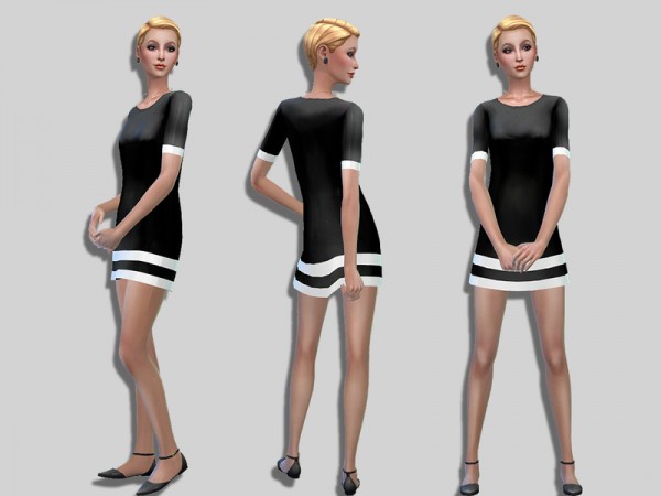  The Sims Resource: Twiggy dress by Simalicious