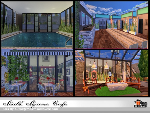  The Sims Resource: South Square Cafe by autaki