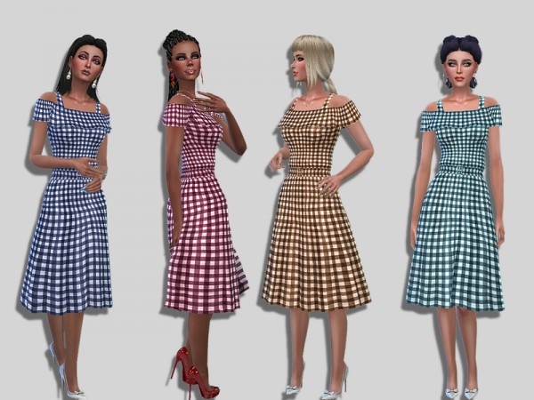  The Sims Resource: Vikki dress by Simalicious