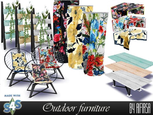  Aifirsa Sims: Garden furniture
