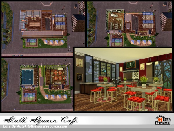  The Sims Resource: South Square Cafe by autaki