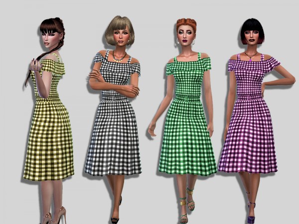  The Sims Resource: Vikki dress by Simalicious