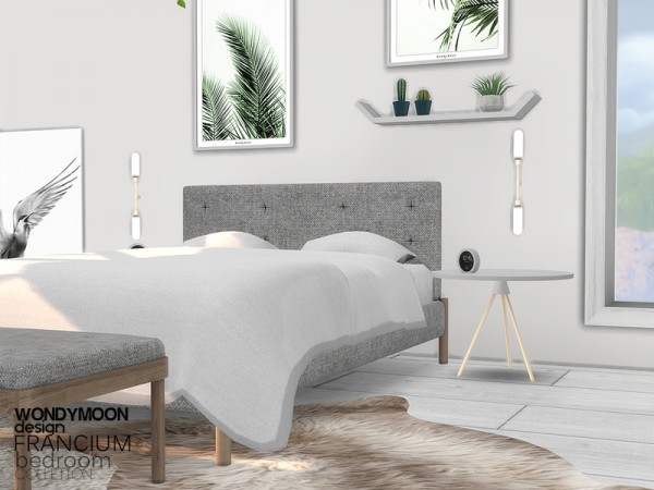  The Sims Resource: Francium Bedroom by wondymoon