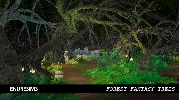  Enure Sims: Fantasy Forest Trees