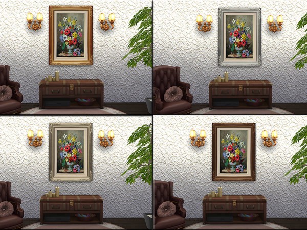  The Sims Resource: Floral Obsession paintings by matomibotaki