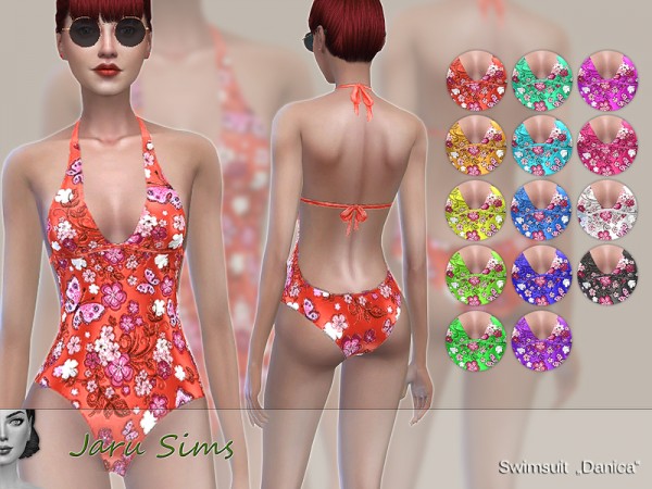  The Sims Resource: Swimsuit Danica by Jaru Sims