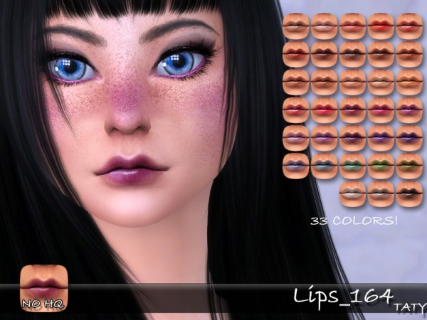  The Sims Resource: Lips 164 by Taty