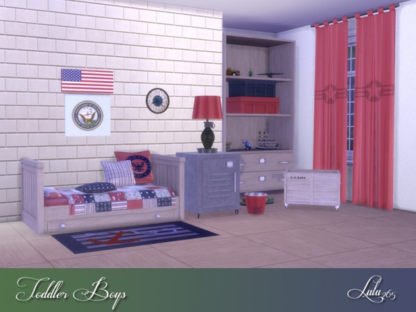  The Sims Resource: Toddler Boys Bedroom by Lulu265