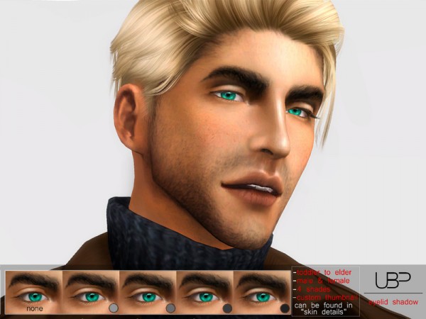  The Sims Resource: Eyelid shadow by Urielbeaupre