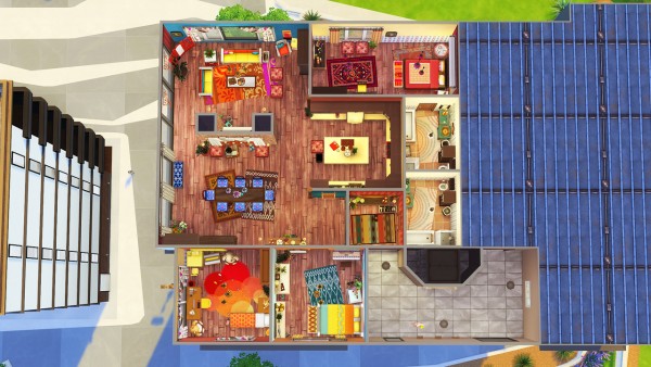  Aveline Sims: Boho Family Apartment