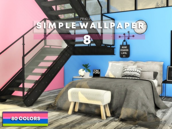  The Sims Resource: Simple Wallpaper 8 by Pralinesims