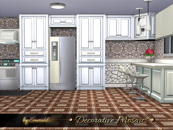  The Sims Resource: Decorative Mosaics by emerald