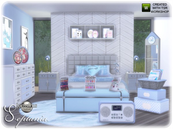  The Sims Resource: Septania bedroom by jomsims