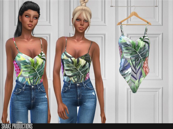  The Sims Resource: ShakeProductions 132   Bodysuit