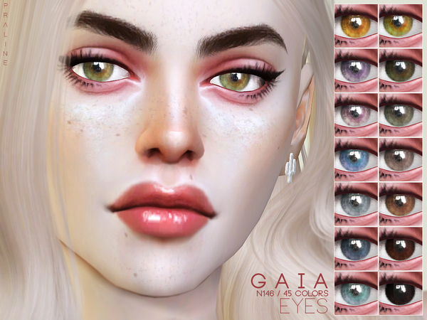  The Sims Resource: Gaia Eyes N146 by Pralinesims