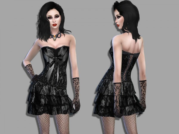  The Sims Resource: Lolita dress by Simalicious