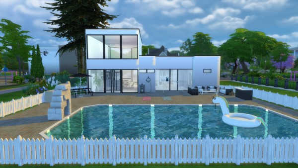  Models Sims 4: Modern house
