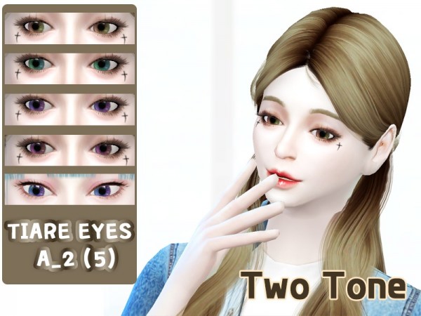  The Sims Resource: Two Tone eyes A2 by TIAREHOME