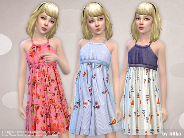  The Sims Resource: Designer Dresses Collection P106 by lillka