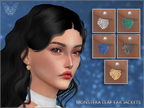  Giulietta Sims: Monstera Leaf Ear Jackets