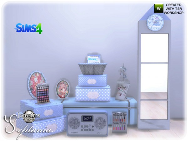 The Sims Resource: Septania bedroom decorations by jomsims