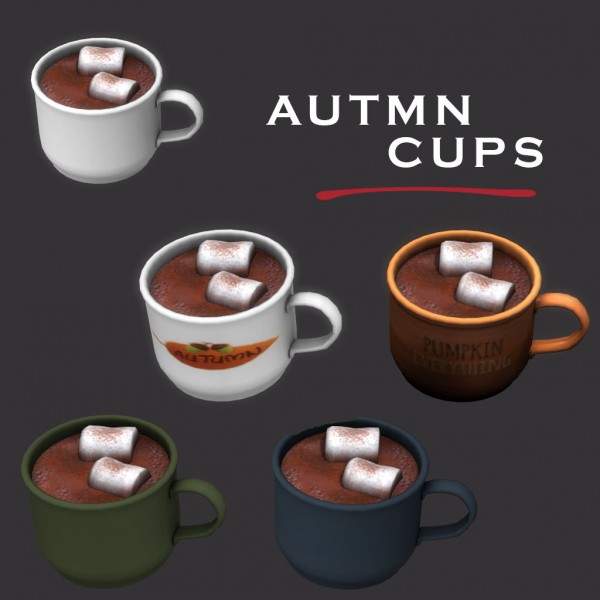  Leo 4 Sims: Autumn cups