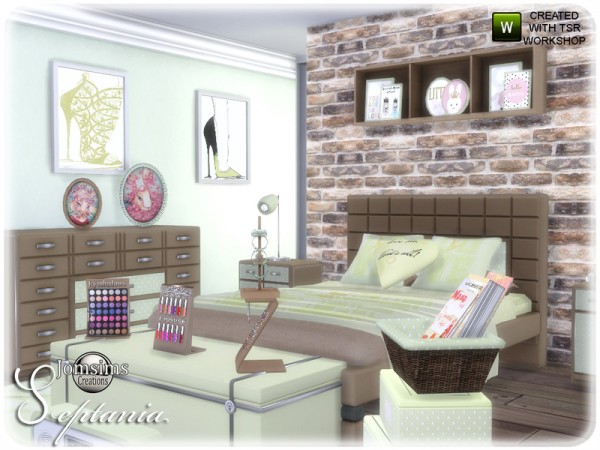  The Sims Resource: Septania bedroom by jomsims