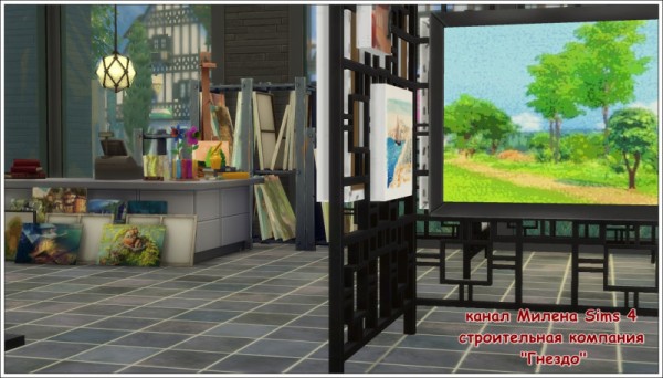  Sims 3 by Mulena: Shop Picture courtyard