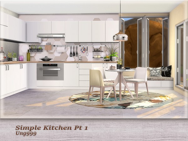  The Sims Resource: Simple Kitchen Pt.1 by ung999