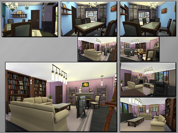  The Sims Resource: Rainbow House by matomibotaki