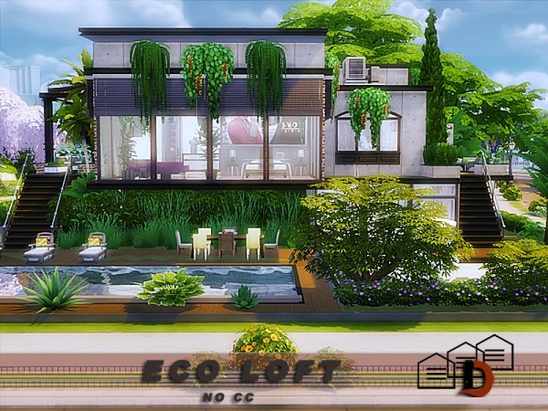  The Sims Resource: Eco Loft by Danuta720