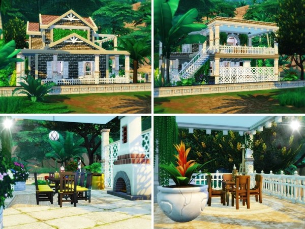 The Sims Resource: In The Middle Of Jungle house by MychQQQ
