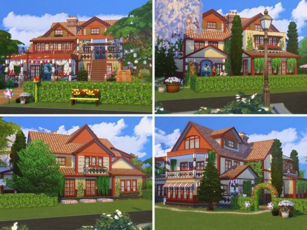  The Sims Resource: Boho Paradise house by MychQQQ