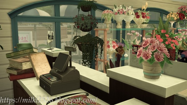 Milki2526: Flower shop with apartment