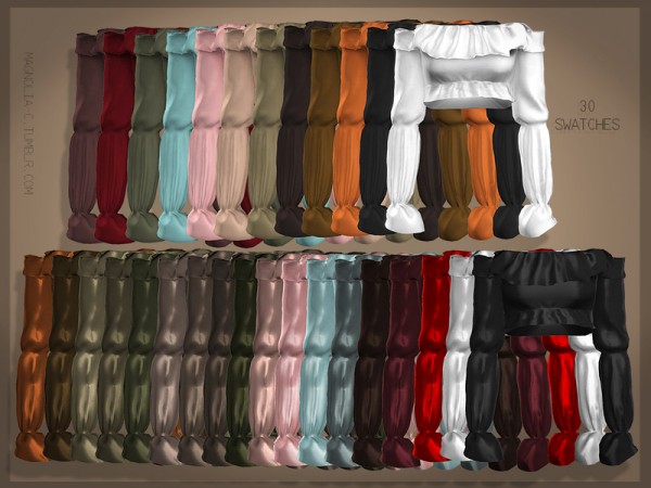  The Sims Resource: Frill Top by magnolia c
