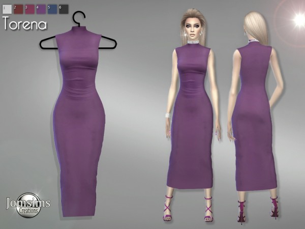 The Sims Resource: Torena dress by jomsims
