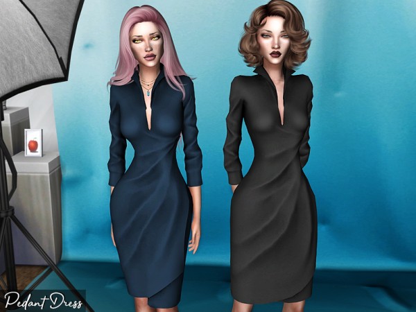  The Sims Resource: Pedant Dress by Genius666