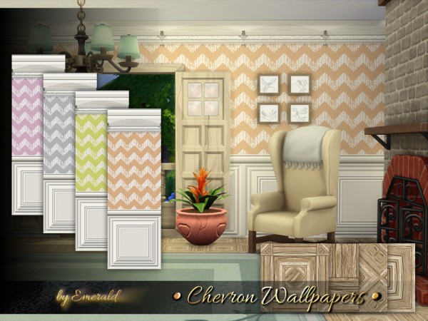  The Sims Resource: Chevron Wallpapers