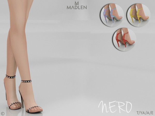  The Sims Resource: Madlen Nero Shoes by MJ95