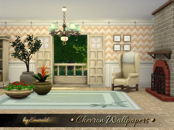  The Sims Resource: Chevron Wallpapers